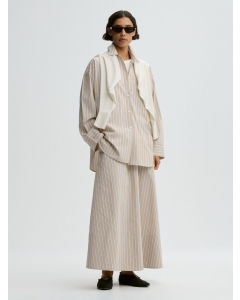 Skirt Pheobes Beige Stripes