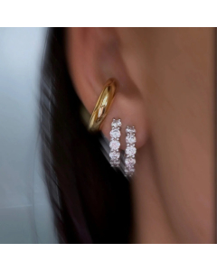 Iris Earring Silver