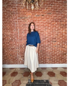 Over T-shirt blue klein