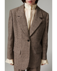 Vest Wales Brown Check
