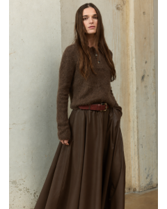Skirt Leatherlike Brown