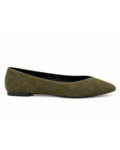 Luna Suede Leather Khaki