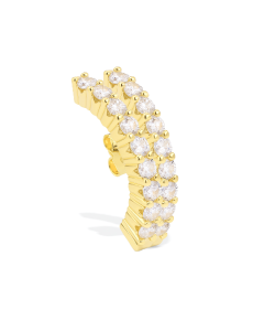 IRIS Double Hug Earstud Gold