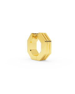 Edge Small Stripe Earring Gold