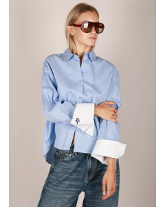 Shirt Dia Blue Stripe