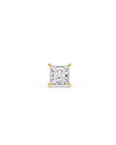 Princess Diamond Earstud Gold