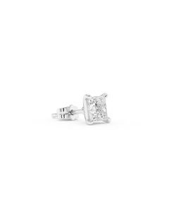 Princess Diamond Earstud Silver