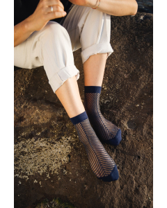Socks Sapin Bleue Blue