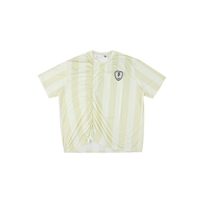 T-shirt à rayures jaunes 1019