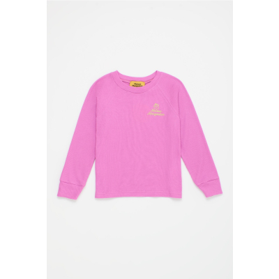 Mangostan logo t-shirt roze