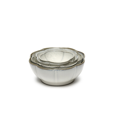 kom geribbeld wit inku S, M en L