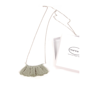 necklace swing green/coral/red by chapter42