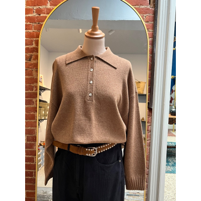 Pull Paris England Praline brun