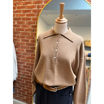 Pull Paris England Praline brun