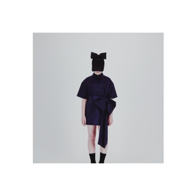 blouse 1521 nylon junior dark blue 