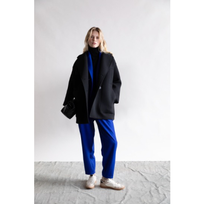 Jas dubbele sluiting zwart