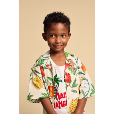 Monkey Forest shirt green and red