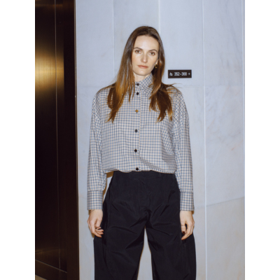 Geruite blouse Manon