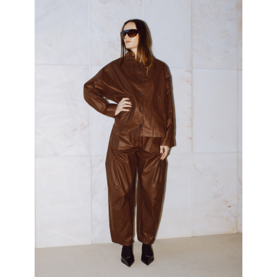 Mathilda broek bruin zwart