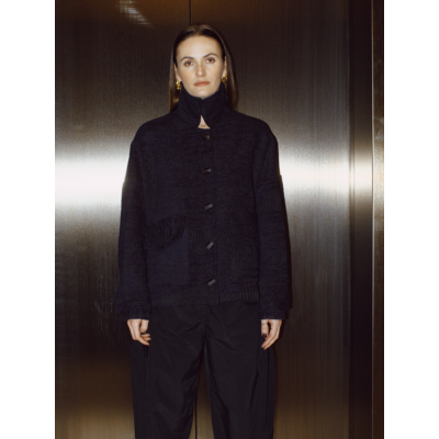 Marcella jasje blauw zwart