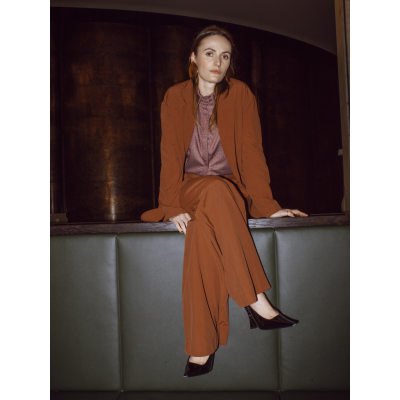 Roestkleurige Morgana blazer