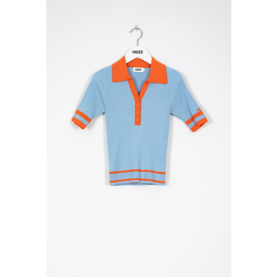 sweater polo santorini blue 