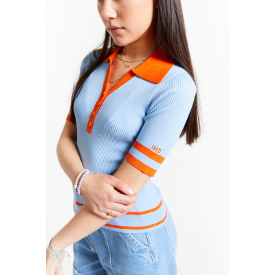 sweater polo santorini blue 