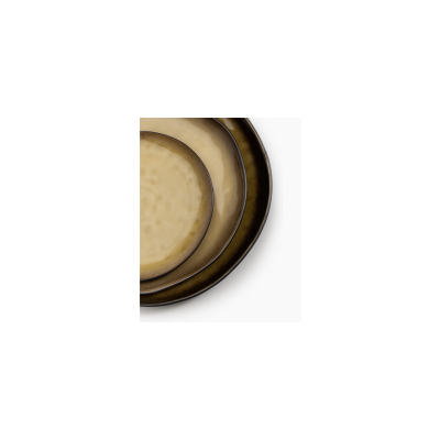 bord rond PURE 'green' S en M breakfast & dinner plate