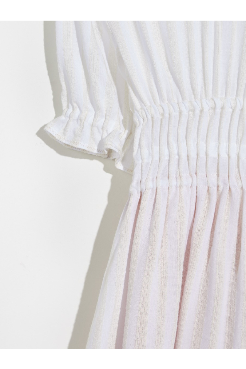 shop nu jurk panna stripe van bellerose bij ik koop Belgisch conceptstore 'les belges', ruimste aanbod van Belgische kindermode