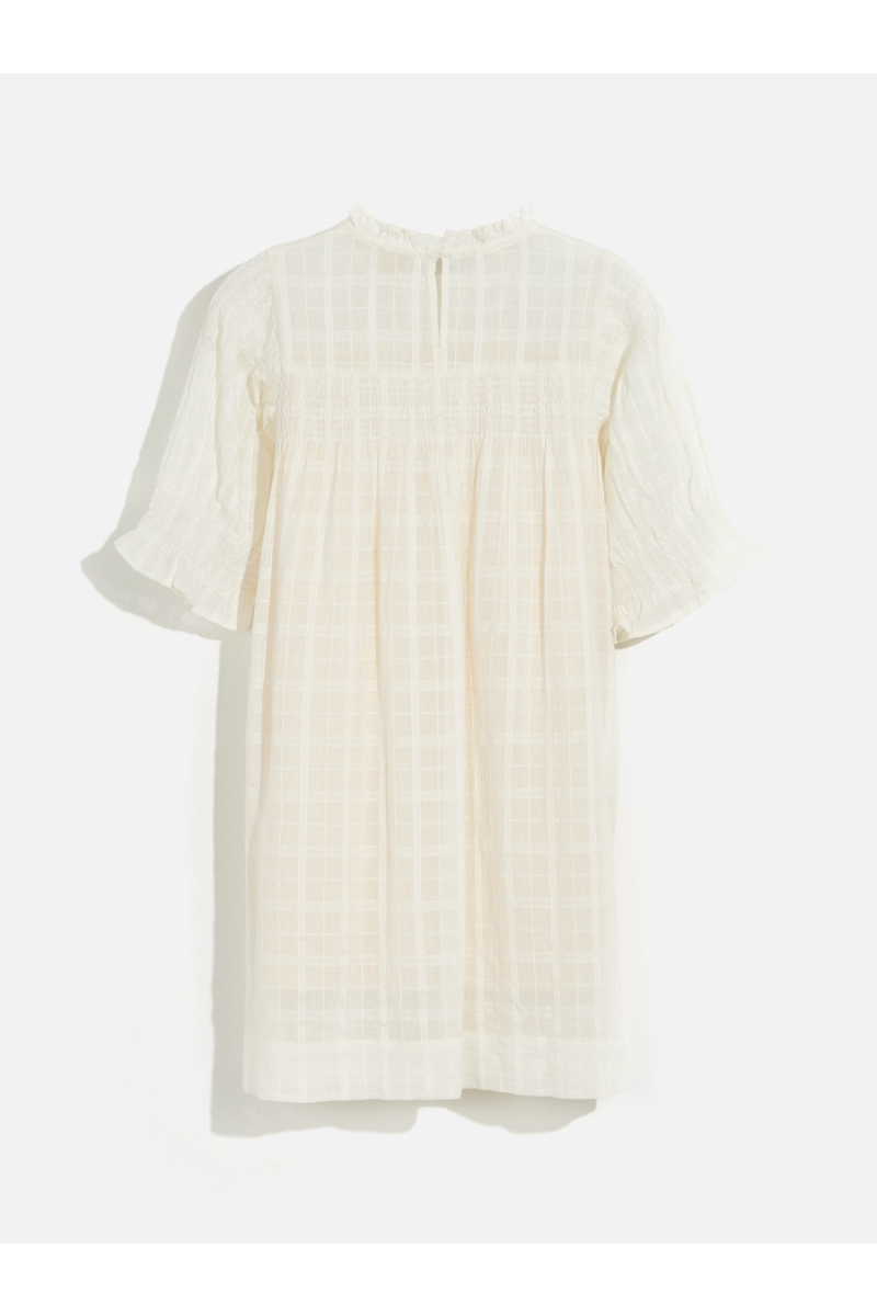 shop nu jurk hedera off white-f2056 van bellerose bij ik koop Belgisch conceptstore 'les belges', ruimste aanbod van Belgische kindermode
