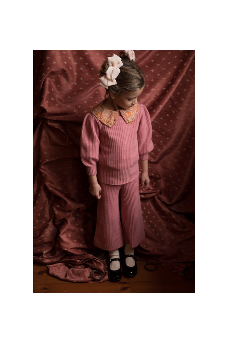 shop nu broek ona wool marzipan roze van morley bij ik koop Belgisch conceptstore 'les belges', ruimste aanbod van Belgische kindermode