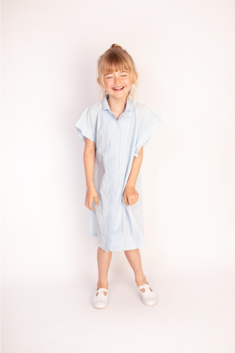 shop nu jurk pandora monte blauw van morley bij ik koop Belgisch conceptstore 'les belges', ruimste aanbod van Belgische kindermode