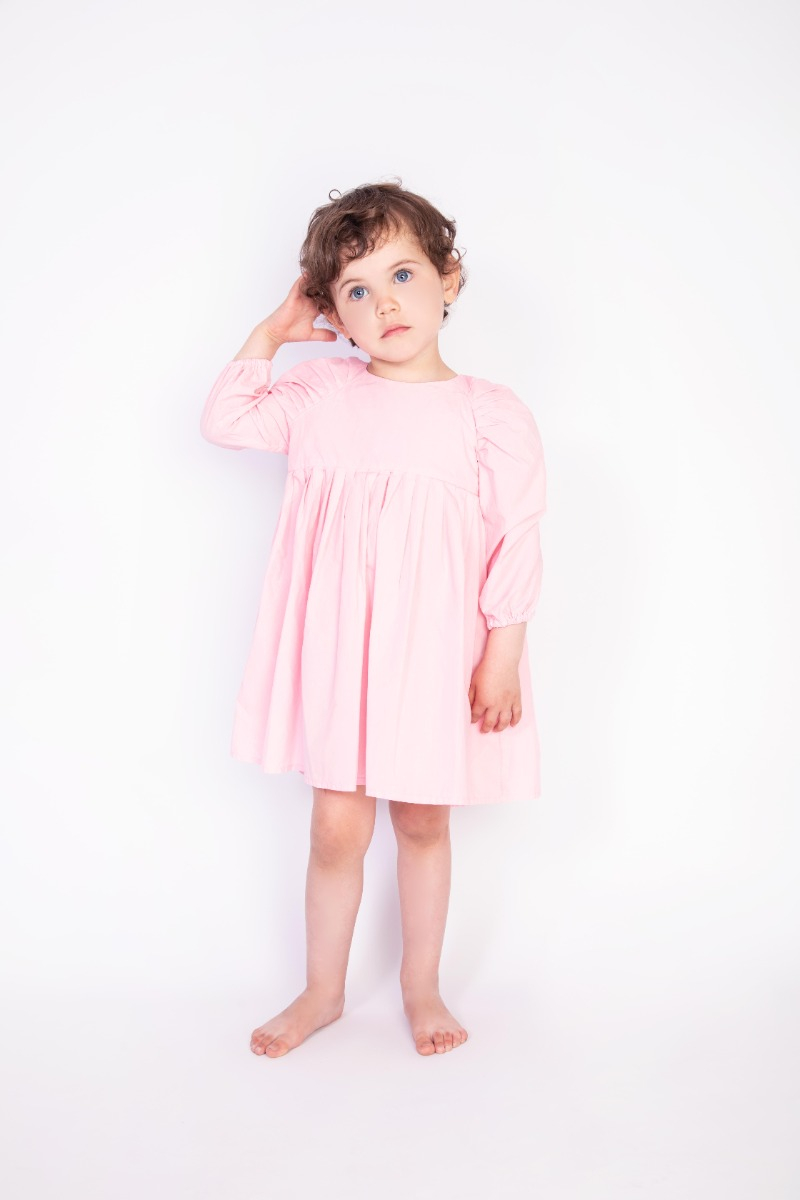 shop nu jurk penny monte roze van morley bij ik koop Belgisch conceptstore 'les belges', ruimste aanbod van Belgische kindermode