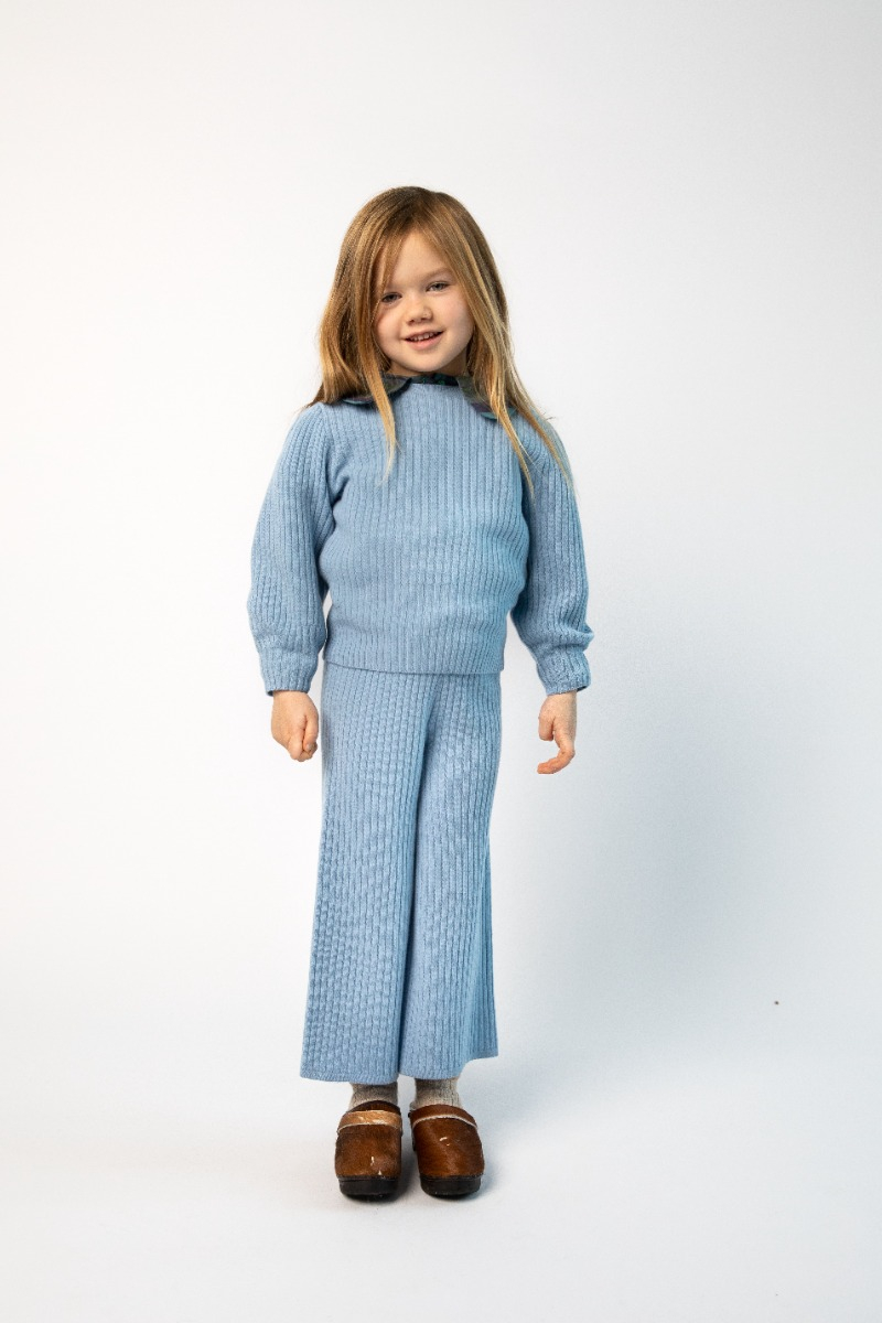 shop nu trui oriana wool sky van morley bij ik koop Belgisch conceptstore 'les belges', ruimste aanbod van Belgische kindermode