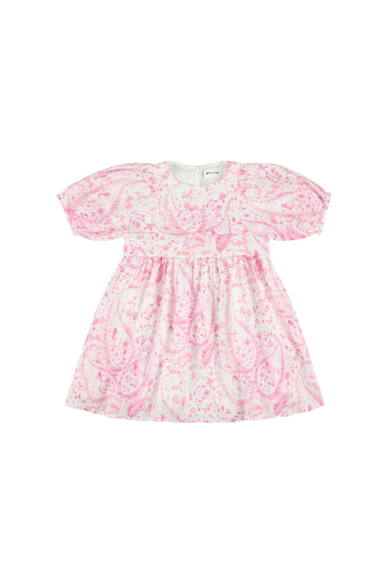 shop nu jurk salty paisley pink van morley bij ik koop Belgisch conceptstore 'les belges', ruimste aanbod van Belgische kindermode