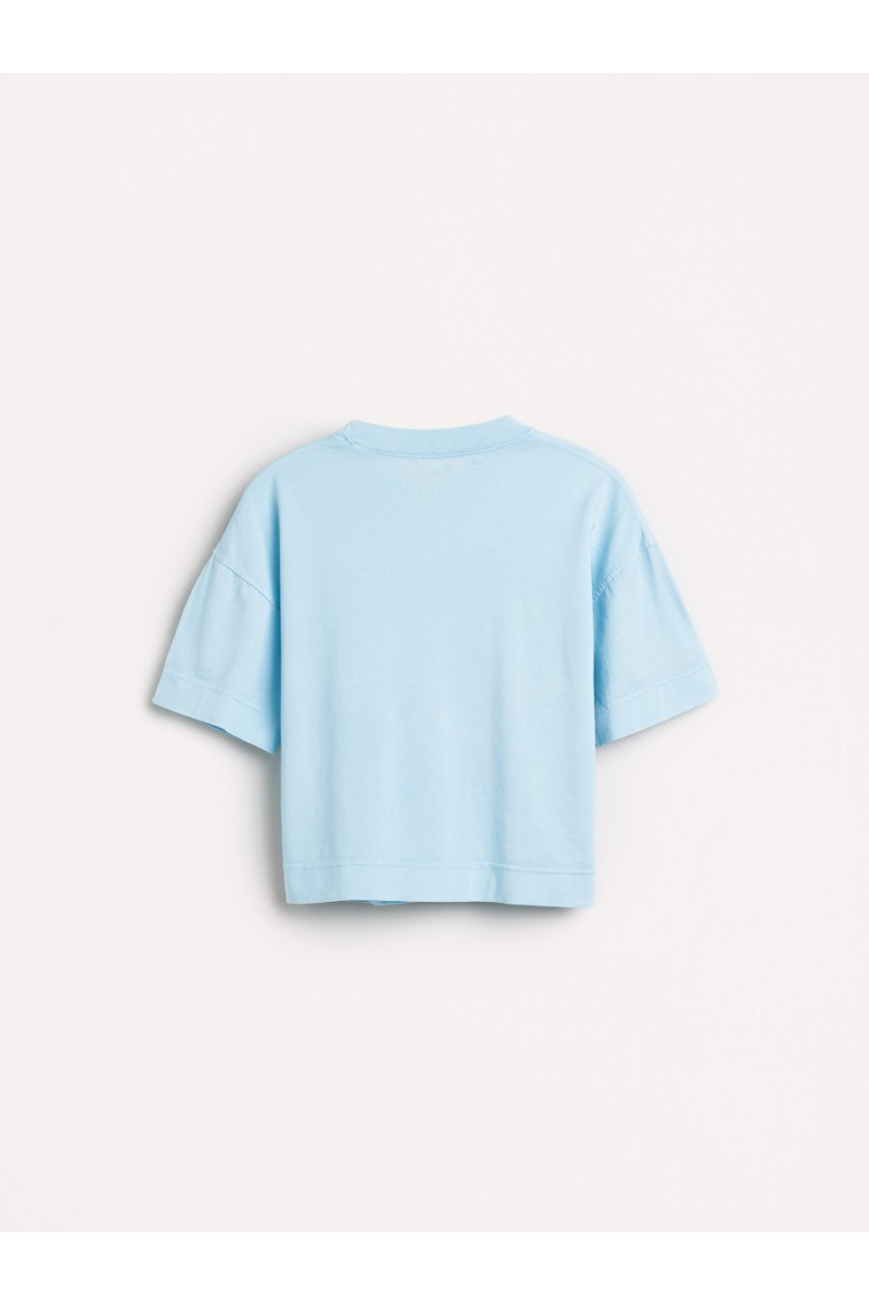 shop nu t-shirt wave aquamarine van bellerose bij ik koop Belgisch conceptstore 'les belges', ruimste aanbod van Belgische kindermode