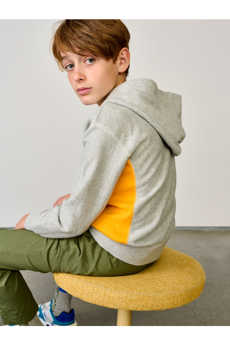 shop nu sweater faz  grey van bellerose bij ik koop Belgisch conceptstore 'les belges', ruimste aanbod van Belgische kindermode