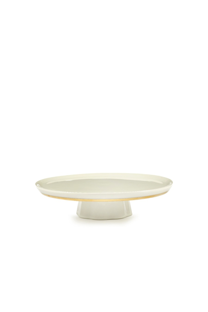 shop nu taartschotel desiree wit/goud  Roger van Damme bij ik koop Belgisch conceptstore 'les belges', ruimste aanbod van beste Belgisch interieur en design