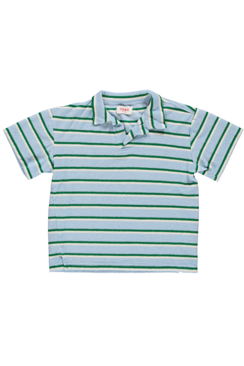 shop nu t-shirt bluebird stripe van maan bij ik koop Belgisch conceptstore 'les belges', ruimste aanbod van Belgische kindermode