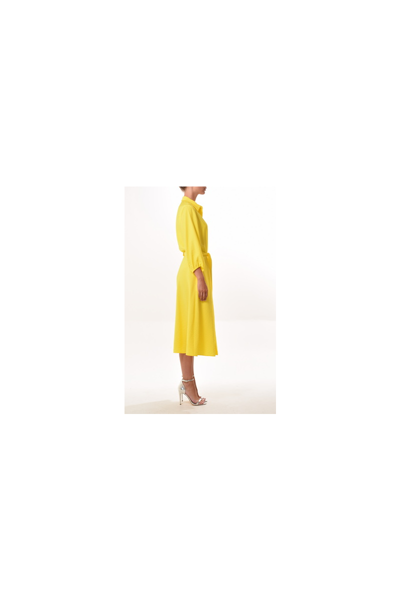 shop nu jurk desiree geel van magdalena bij ik koop Belgisch conceptstore 'les belges', ruimste aanbod van Belgische damesmode en kindermode