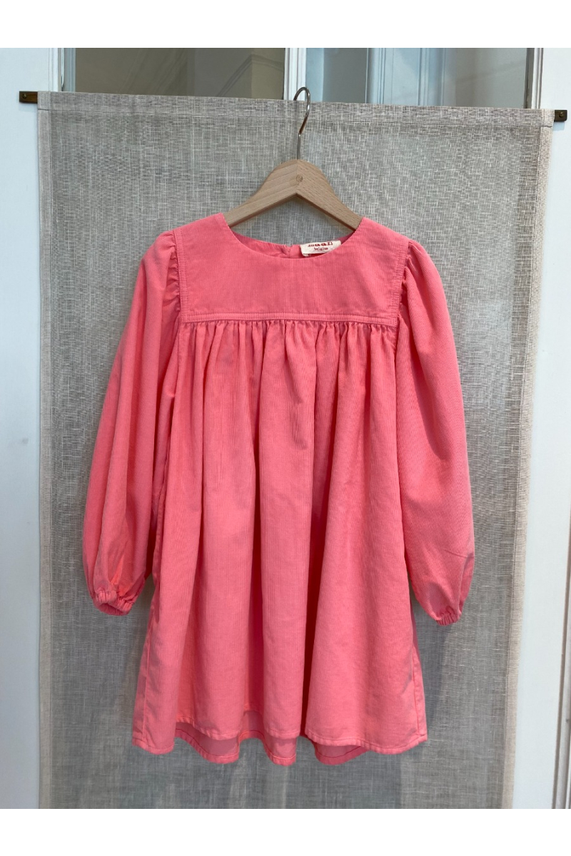 shop nu jurk soulp pink van maan bij ik koop Belgisch conceptstore 'les belges', ruimste aanbod van Belgische kindermode