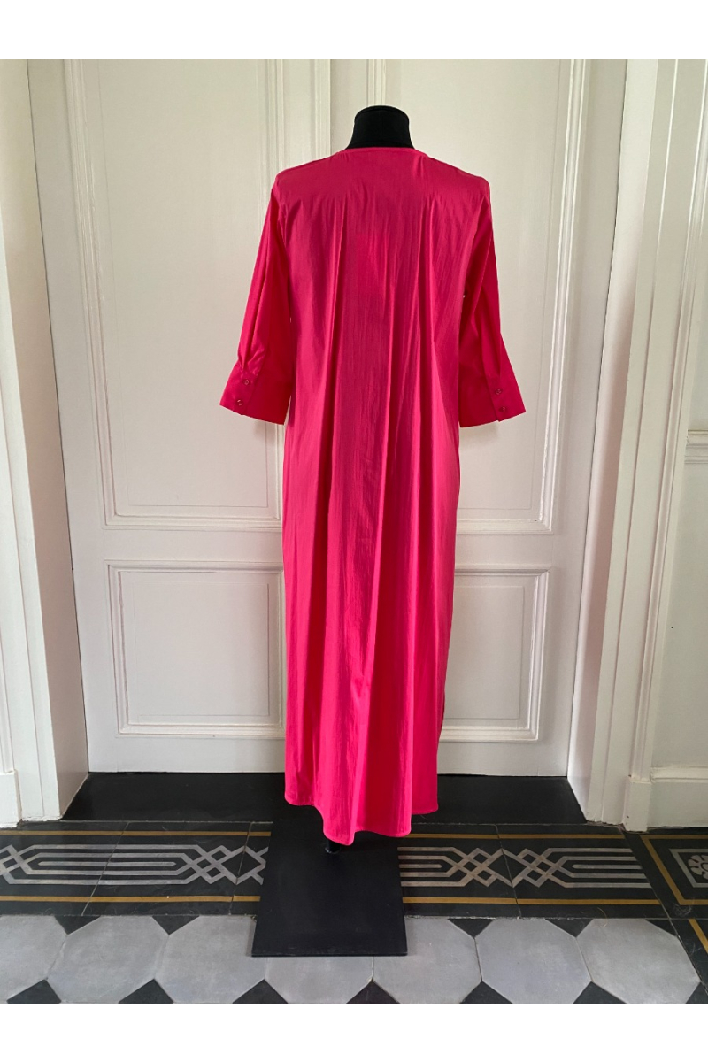 shop nu jurk yolijn soft red van scapa bij ik koop Belgisch conceptstore 'les belges', ruimste aanbod van Belgische damesmode