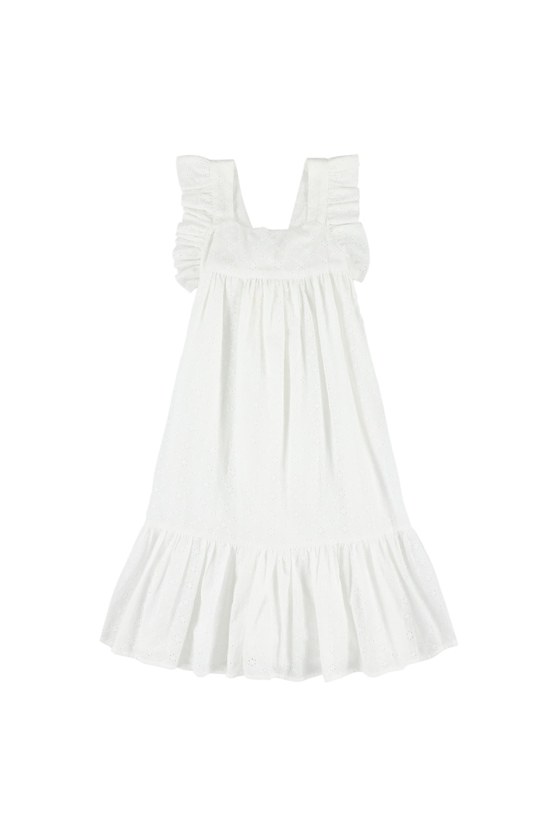shop nu jurk pryor white van simple kids bij ik koop Belgisch conceptstore 'les belges', ruimste aanbod van Belgische kindermode