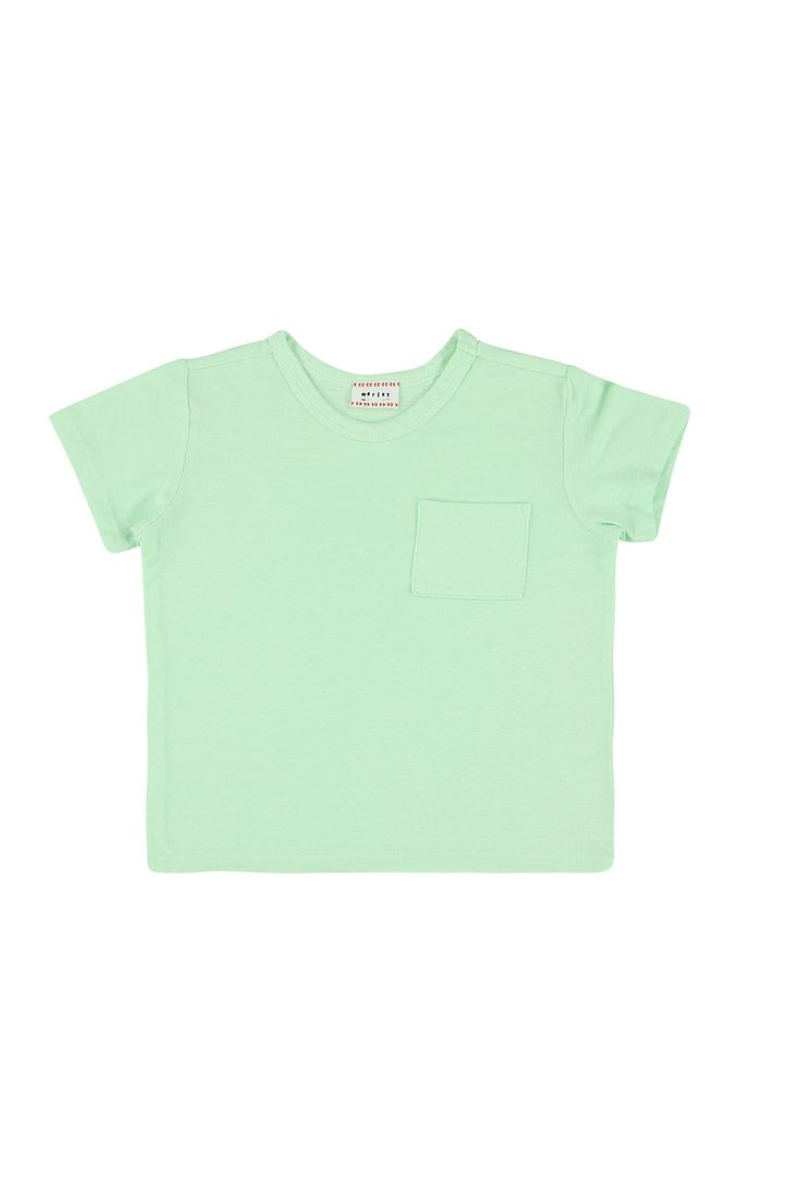 shop nu t-shirt poeh anini groen van morley bij ik koop Belgisch conceptstore 'les belges', ruimste aanbod van Belgische kindermode