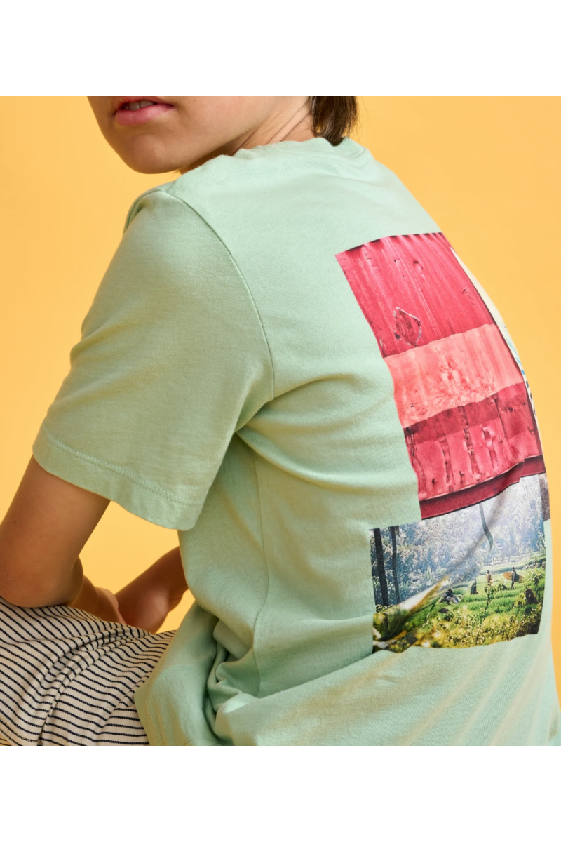 shop nu t-shirt kenny opale van bellerose bij ik koop Belgisch conceptstore 'les belges', ruimste aanbod van Belgische kindermode