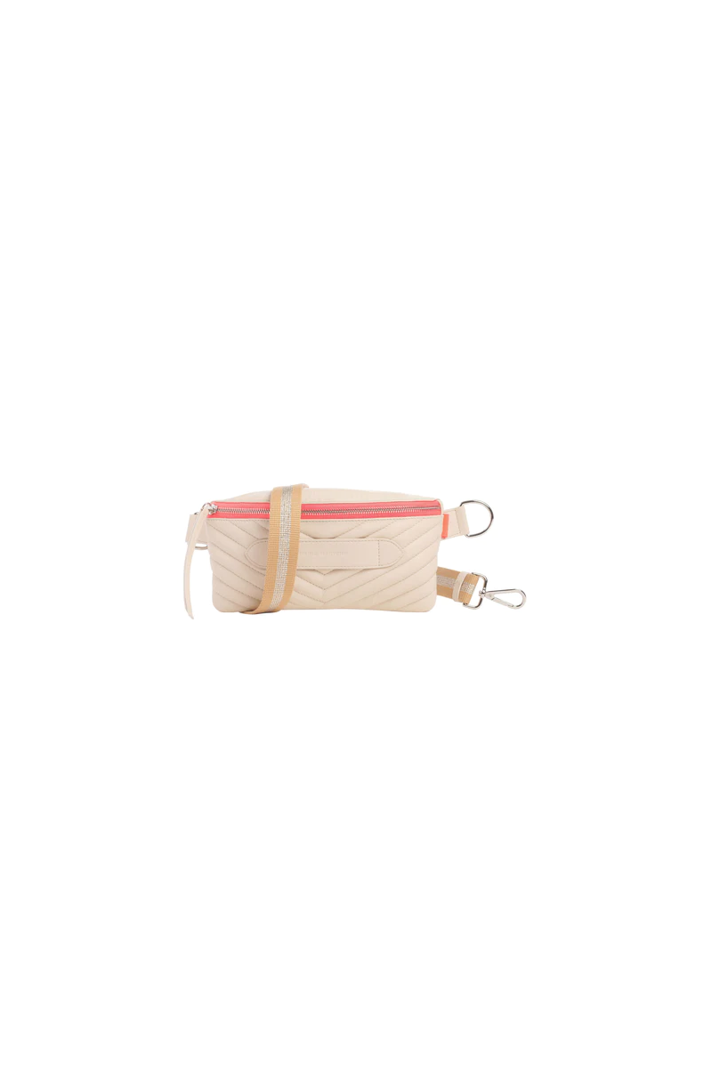 shop nu handtas coachella removable quilted cream van marie martens bij ik koop Belgisch conceptstore 'les belges', ruimste aanbod van Belgische damesmode