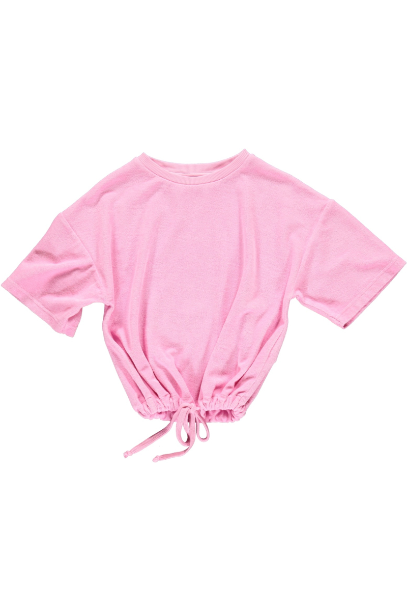 shop nu t-shirt stage roze van maan bij ik koop Belgisch conceptstore 'les belges', ruimste aanbod van Belgische damesmode en kindermode