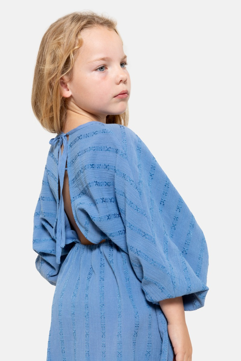shop nu jurk derry ciel van simple kids bij ik koop Belgisch conceptstore 'les belges', ruimste aanbod van Belgische kindermode