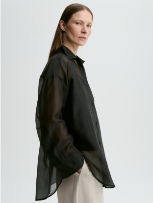 Shirt Derris Organza Black