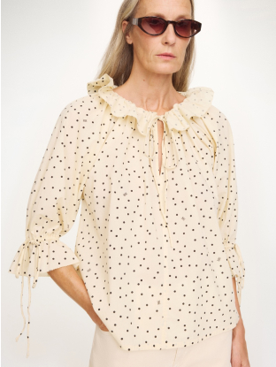 Blouse Dicte Voile Polkadot